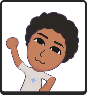 Profile picture in the style of a nintendo mii.