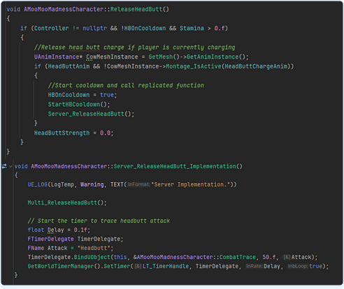 Multiplayer code sample